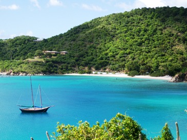 This photo of a schooner anchored off St. Johns Island in the US Virgin Islands was taken by Jonathan M of Charlotte, North Carolina.